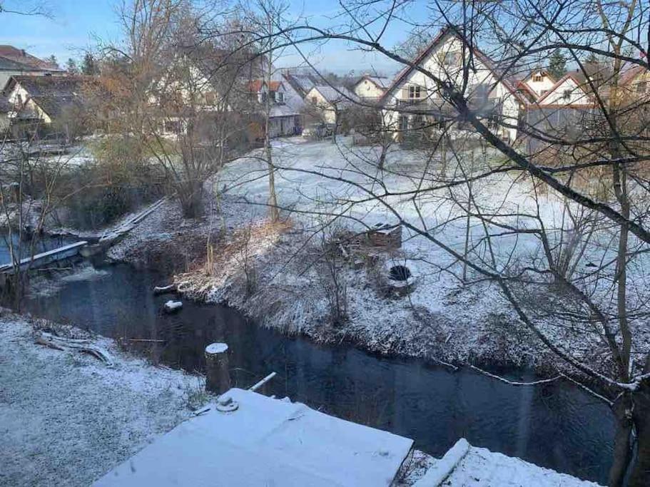 Apartment Amidst Nature-Riverdale, North Of Munich Fahrenzhausen Dış mekan fotoğraf